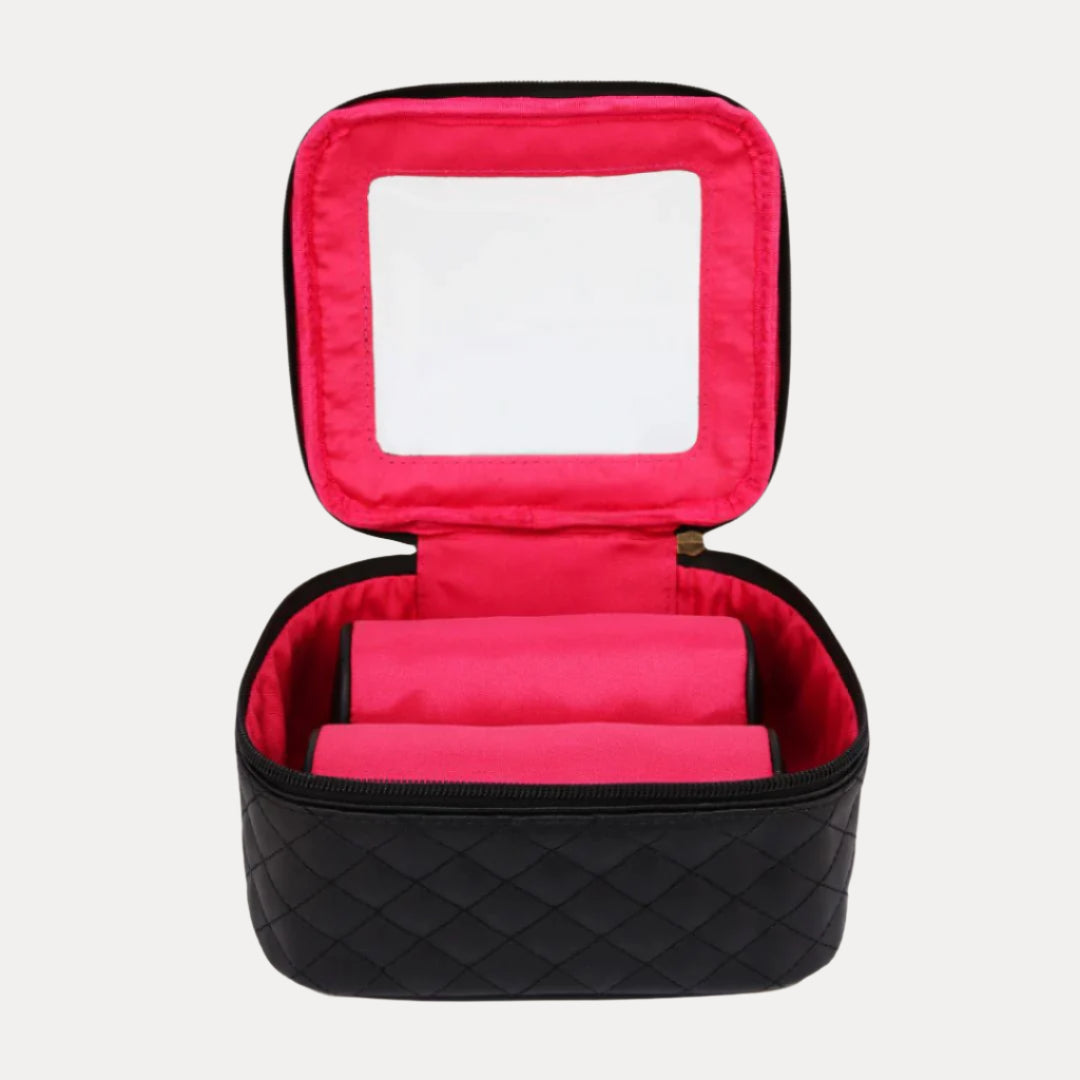 Large Black Travel Storage Case For Bangle Bracelets | BuDhaGirl