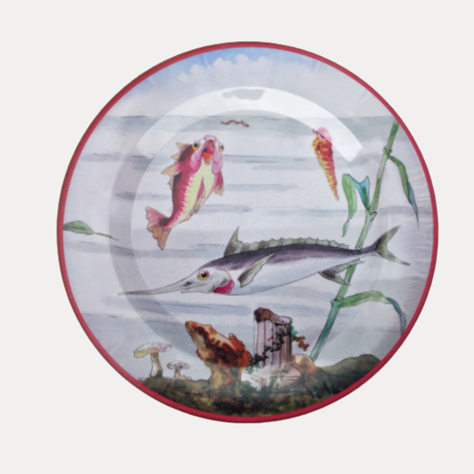 Au Bain Marie Jules Verne Tin Plates | Ocean Decor | BuDhaGirl