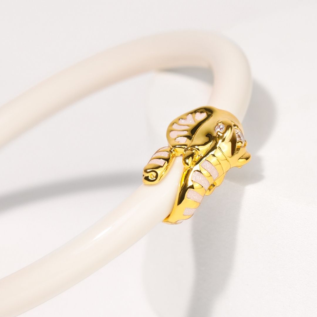 Fauna Elefant Ganzjahresarmreif® (AWB®) – Elfenbein