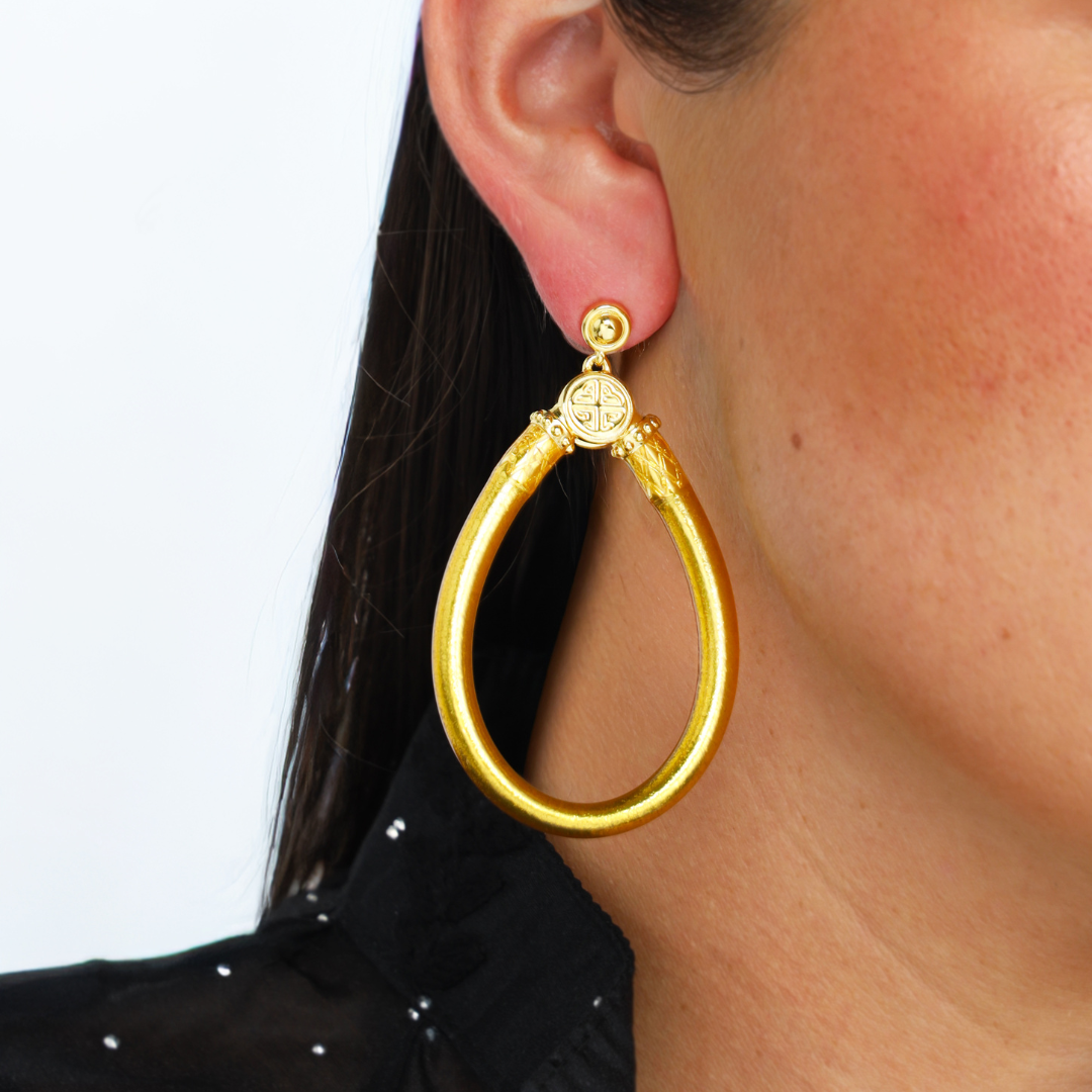 Gold All Weather Earrings | BuDhaGirl