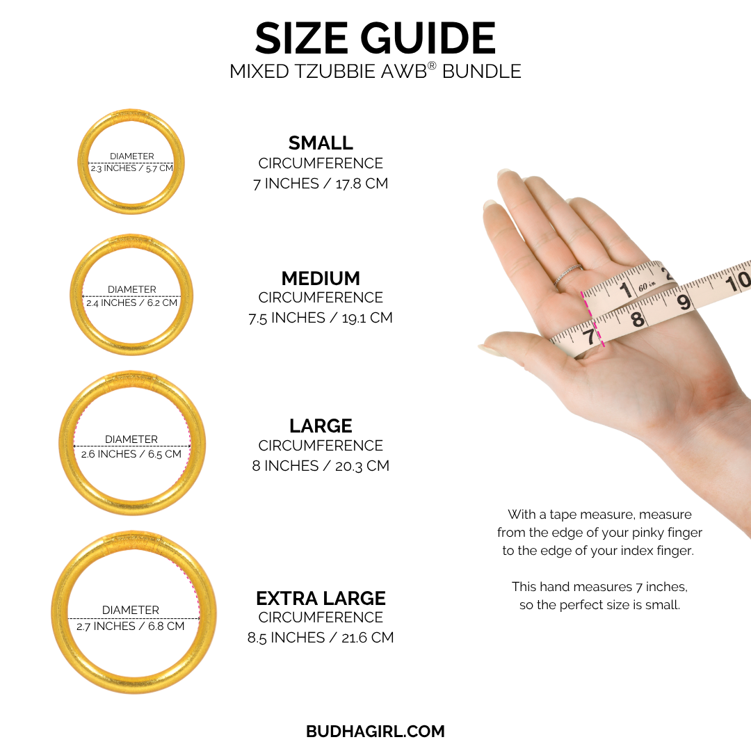 Mixed Gold Tzubbie All Weather Bangles® Bundle | BuDhaGirl