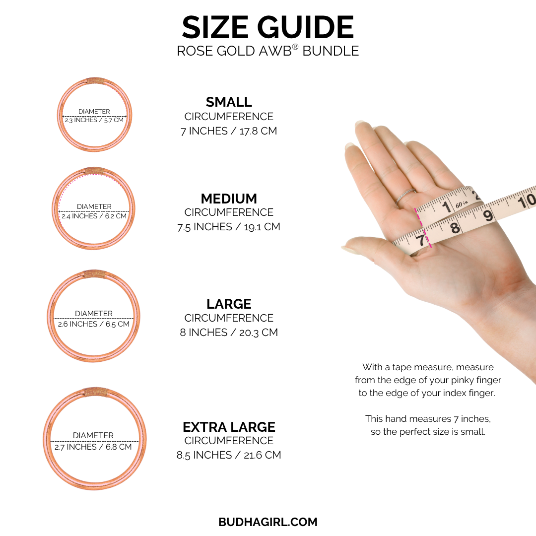 Rose Gold All Weather Bangles Bundle | Bangles, Bracelets, Jewelry | BuDhaGirl