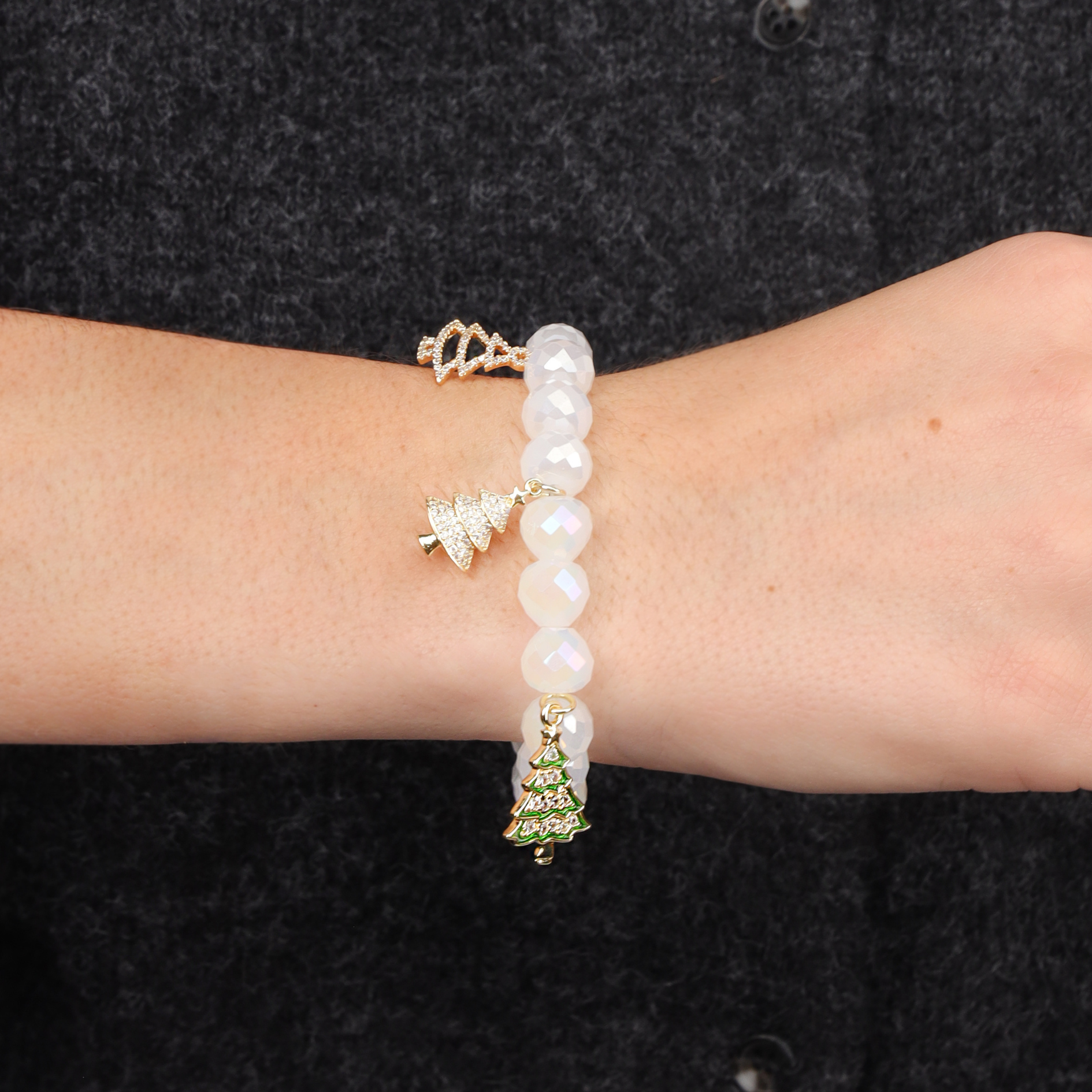 Tannenbaum Beaded Bracelet | Holiday Jewelry | BuDhaGirl