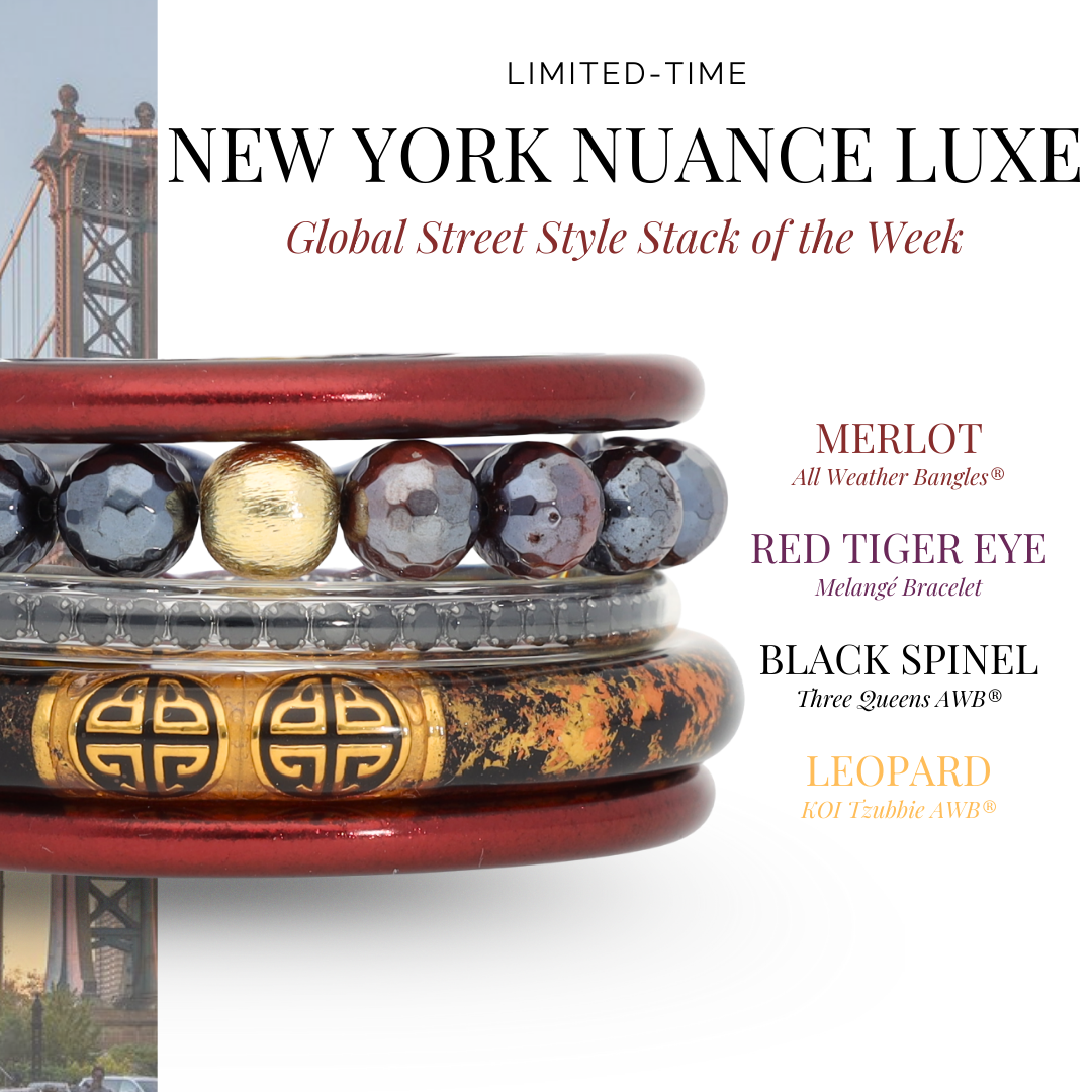 New York Nuance Bangle Bracelet Stack of the Week | BuDhaGirl