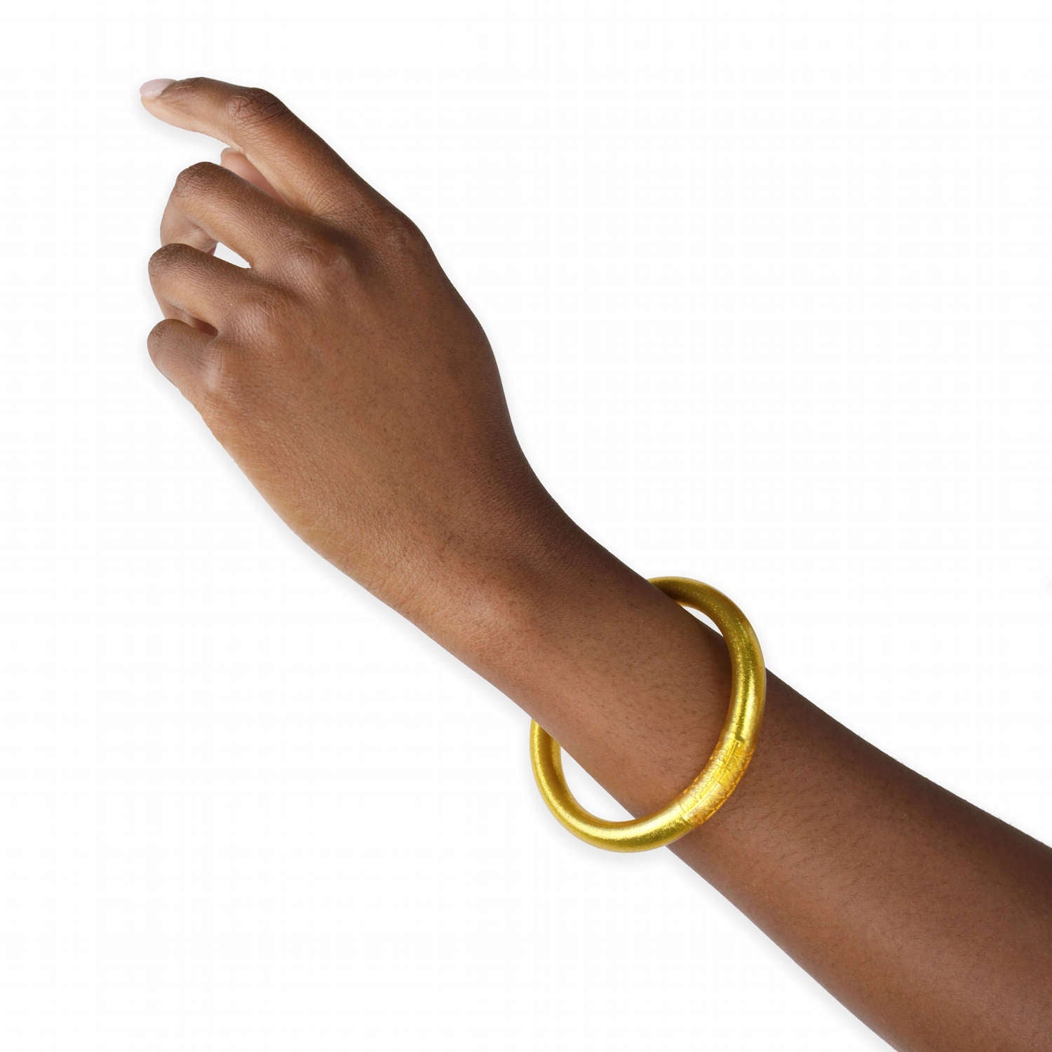 Gold Tzubbie All Weather Bangle® (AWB®) - Serenity Prayer | Bangle Bracelets for Women | BuDhaGirl