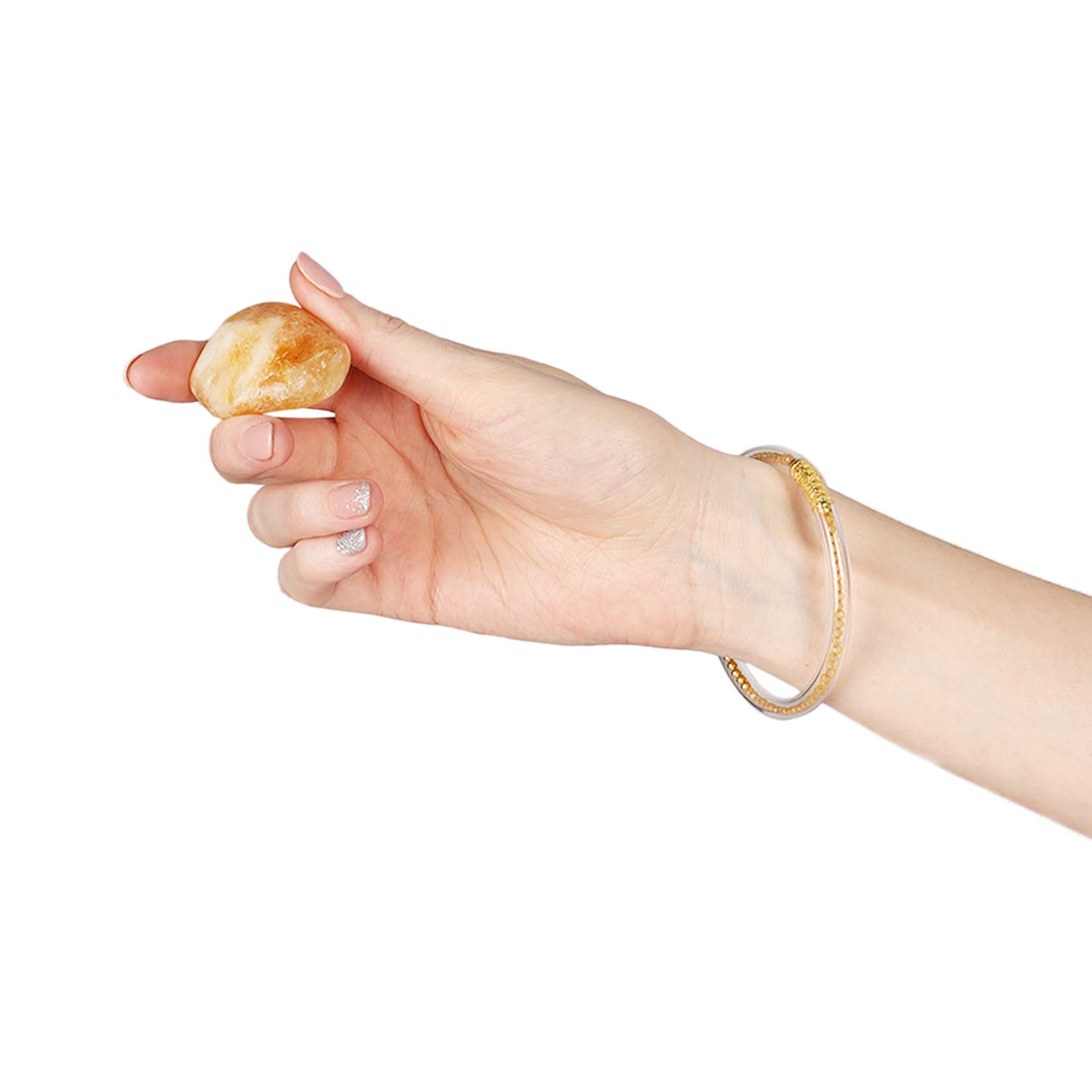 Citrine Luxe All Weather Bangle®(AWB®) - Serenity Prayer | Bangle Bracelets for Women | BuDhaGirl
