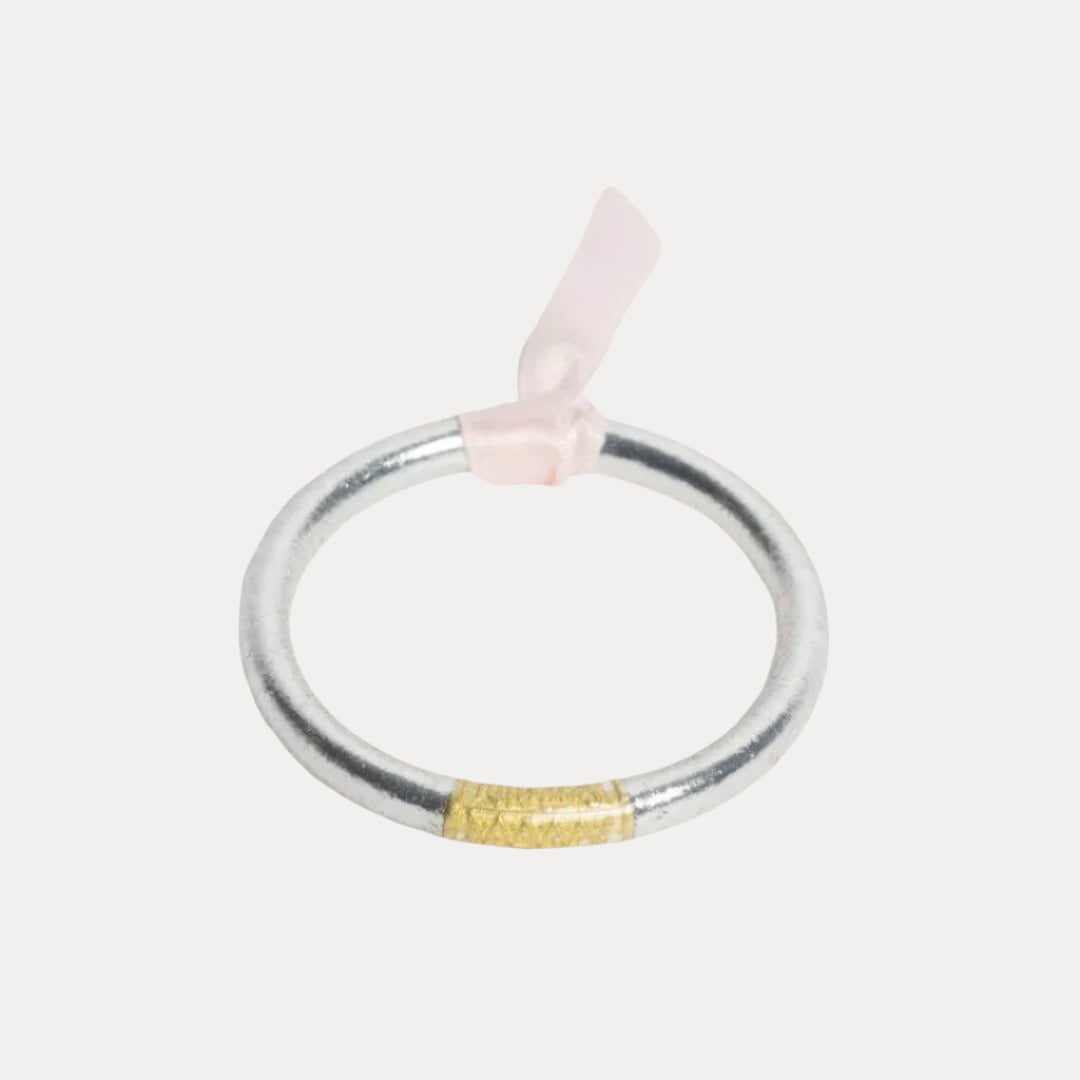Silver Baby Bangle Bracelet | Infant Jewelry | BuDhaGirl