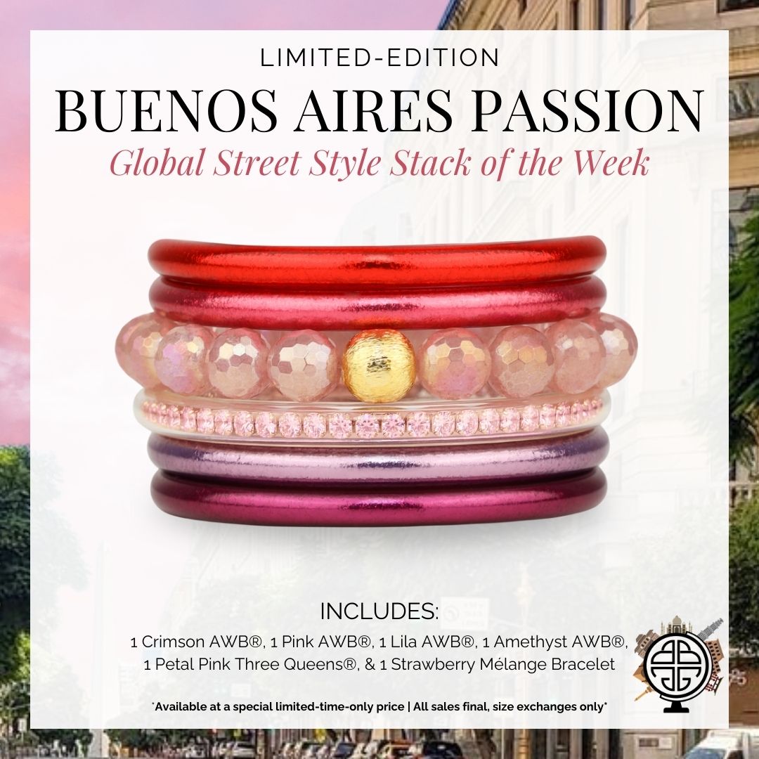 Buenos Aires Passion Bangle Bracelet Stack of the Week | BuDhaGirl