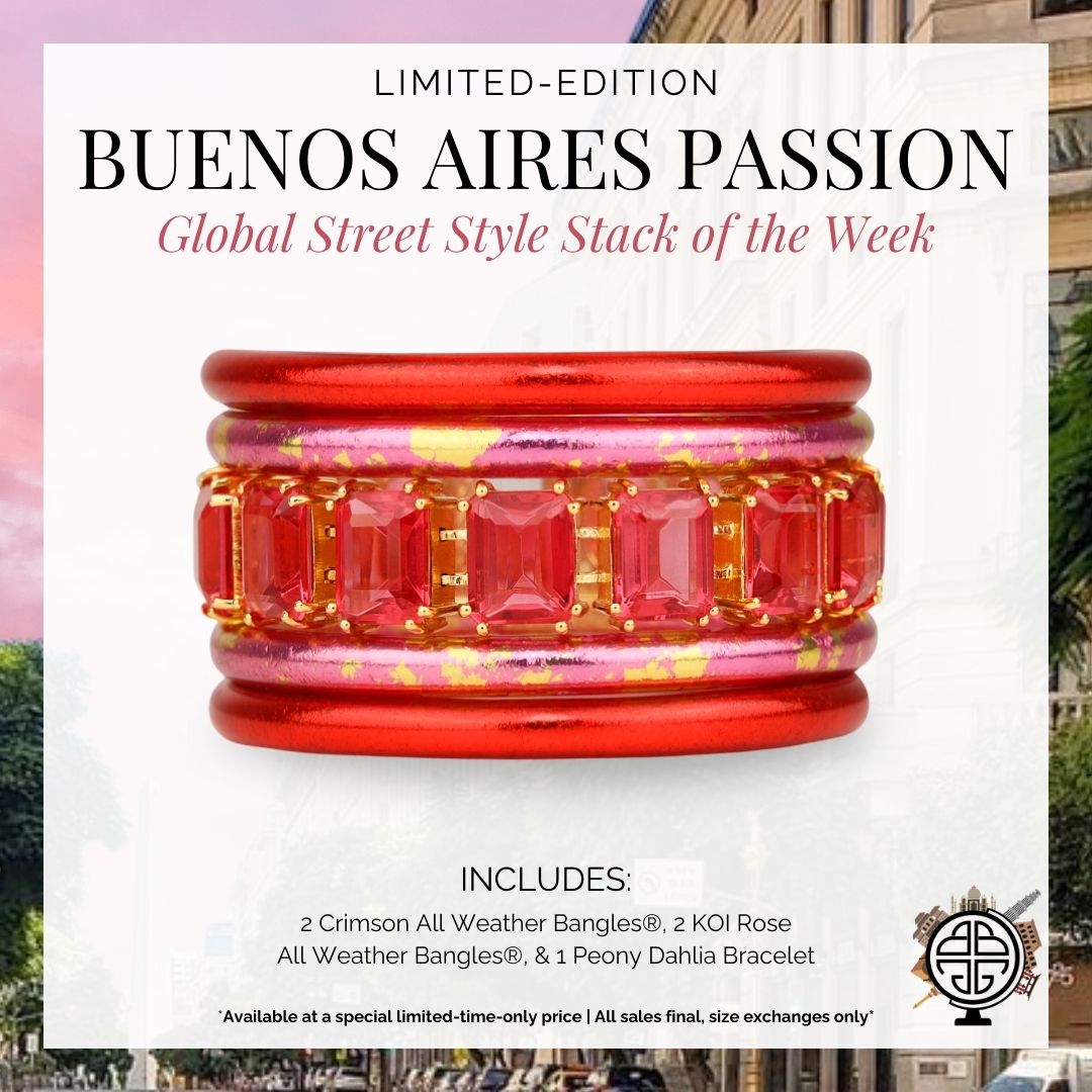 Buenos Aires Passion Luxe Bangle Bracelet Stack of the Week | BuDhaGirl