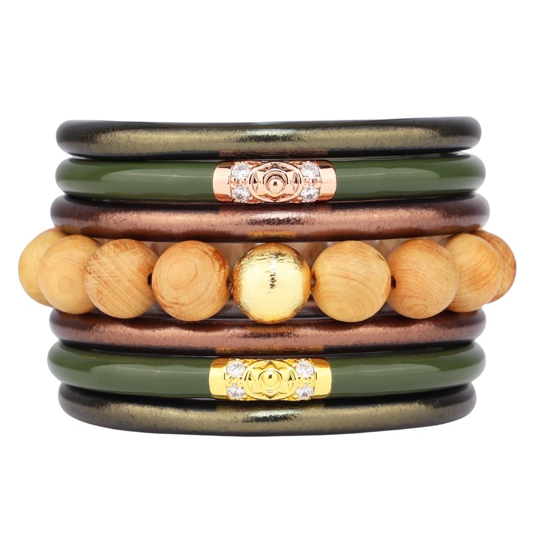 Carcassonne France Bangle Bracelet Stack of the Week | BuDhaGirl