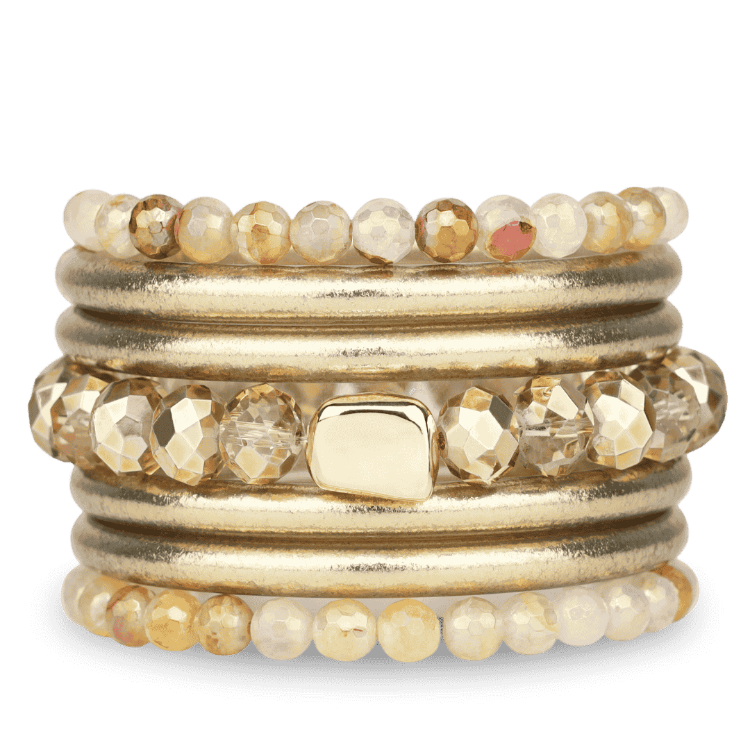 Evolution Bangle Bracelet Stack of 4 - Etoile | BuDhaGirl