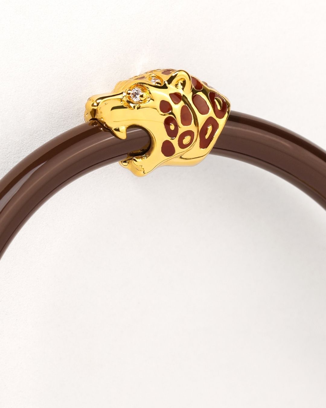 Fauna Chocolate Panther All Weather Bangle | BuDhaGirl