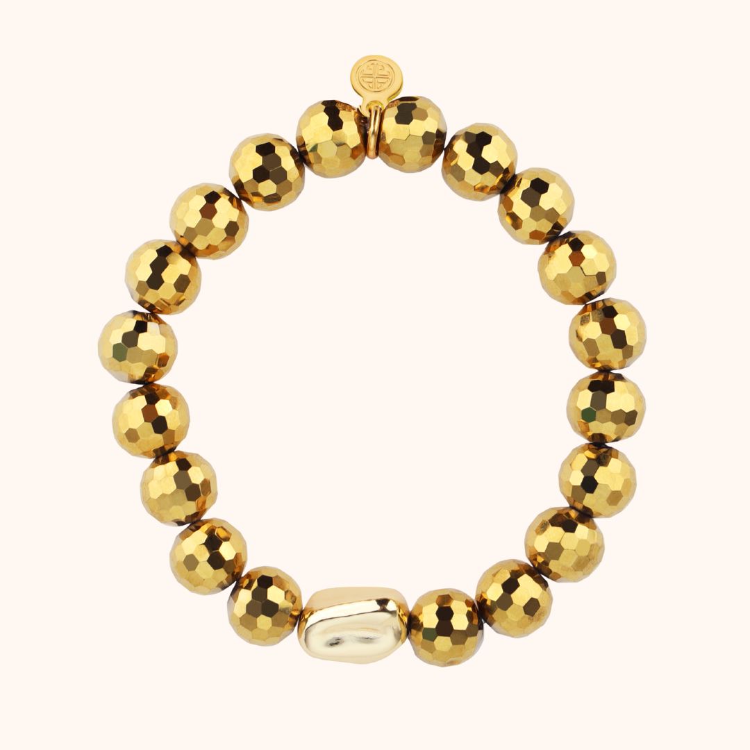 Gold Disco Beaded Bracelet | BuDhaGirl