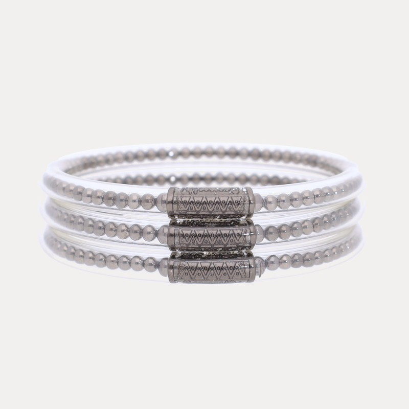 Gunmetal BIBI All Weather Bangles | BuDhaGirl