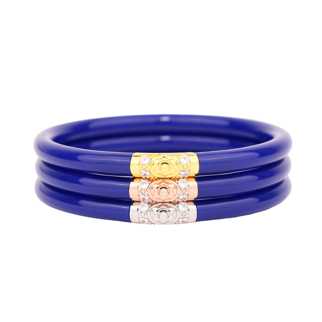 Three Kings All Weather Bangles® (AWB®) - Lapis | Bangle Bracelets for Women | BuDhaGirl