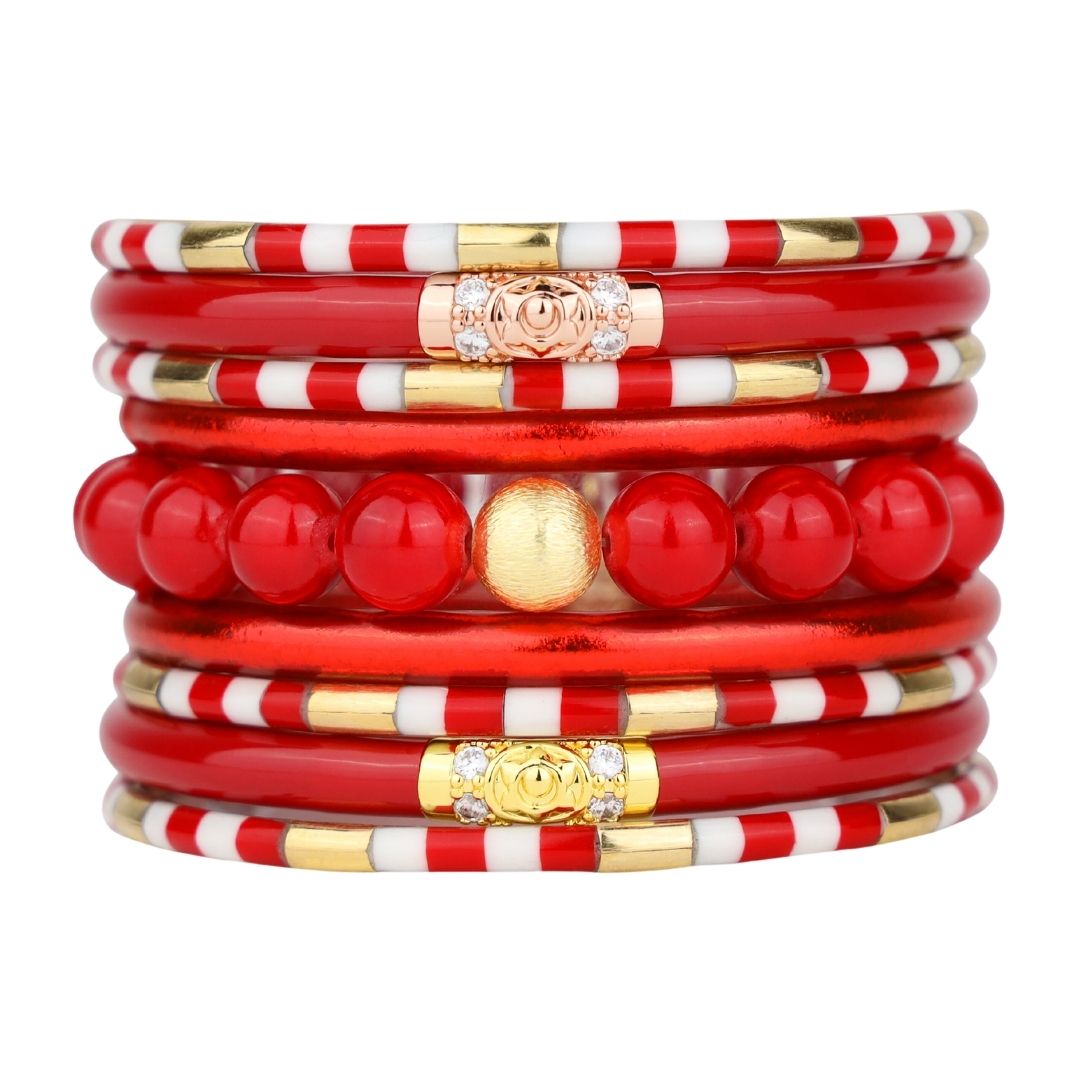 North Pole Bangle Bracelet Stack | BuDhaGirl