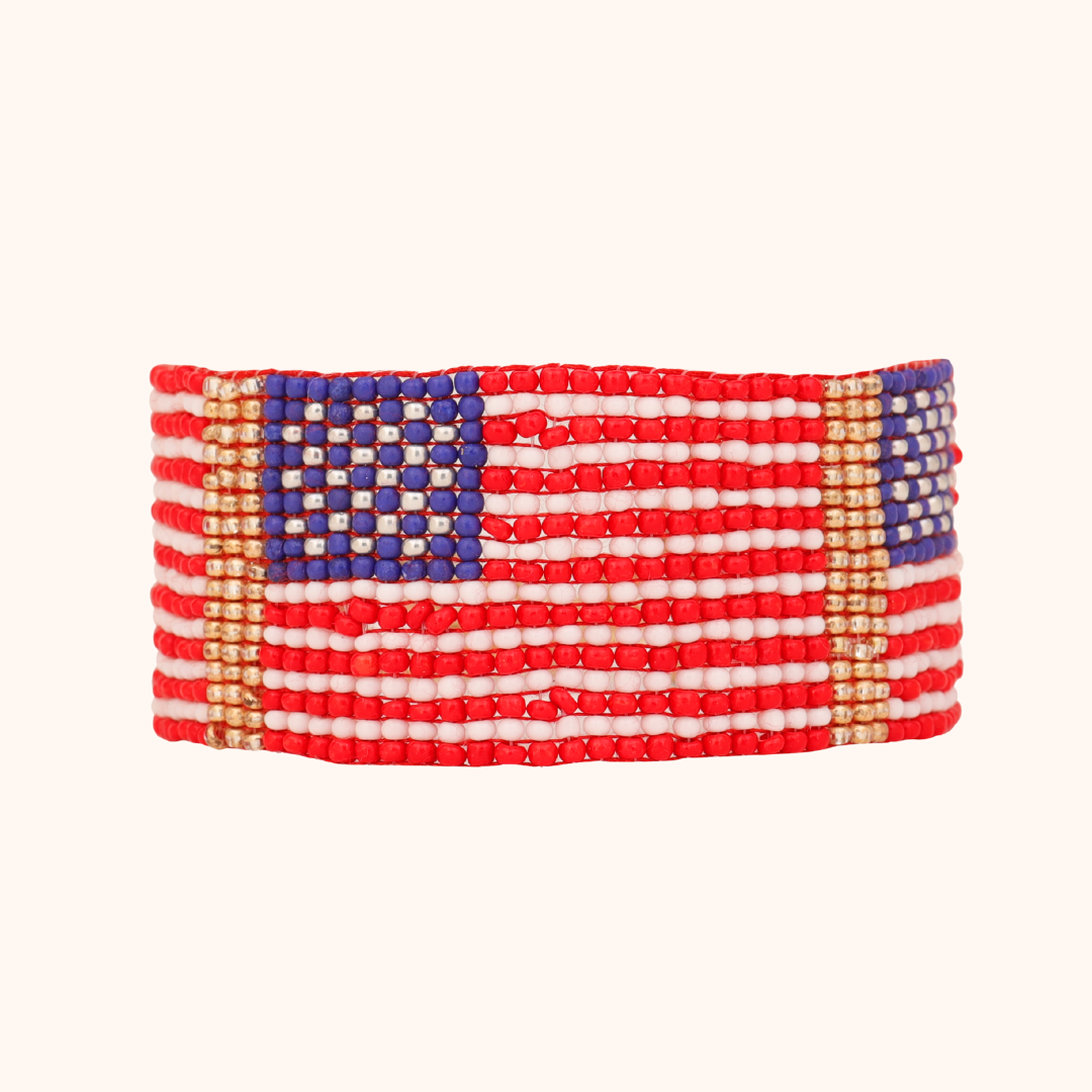 Old Glory Beaded Bracelet | BuDhaGirl