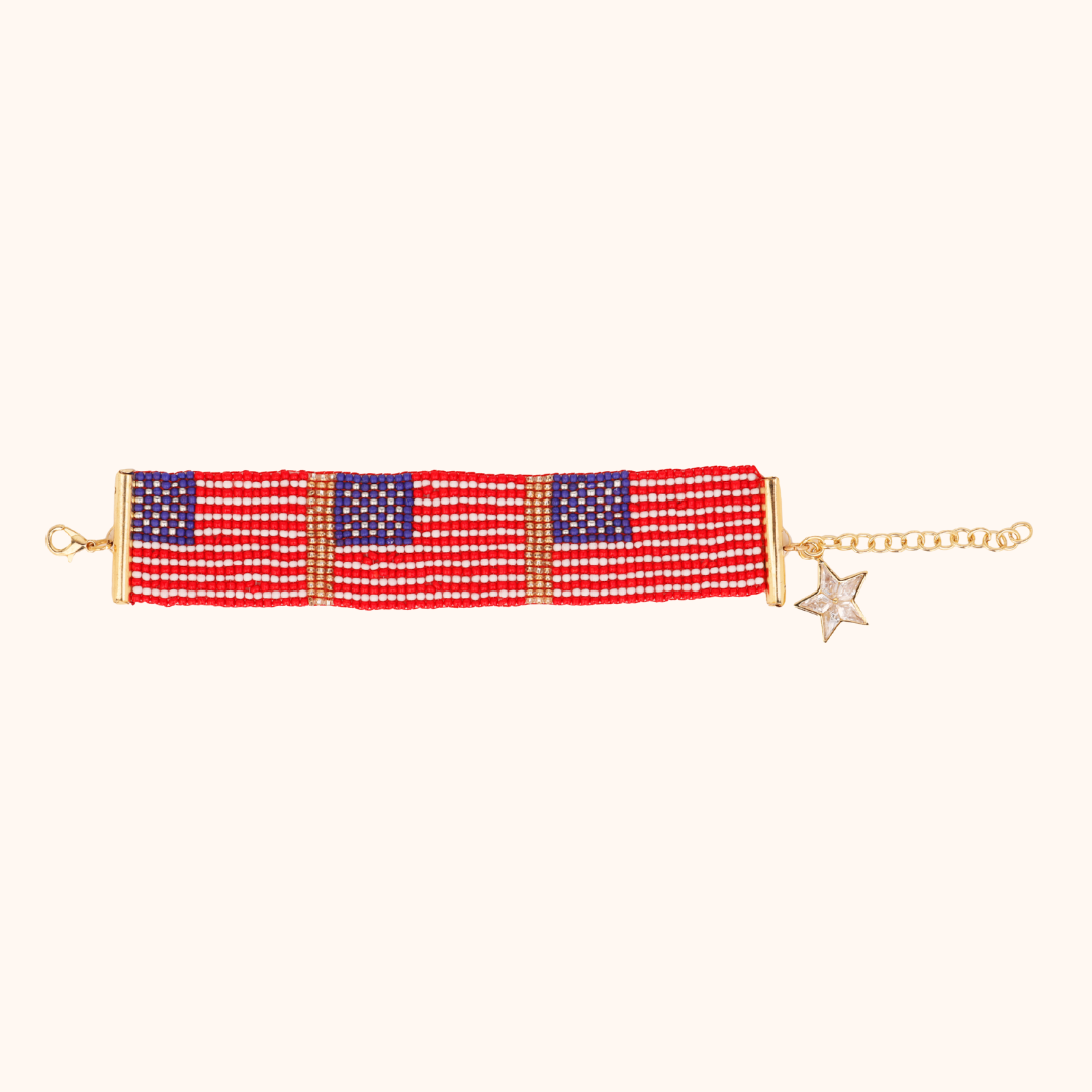 Old Glory Beaded Bracelet | BuDhaGirl
