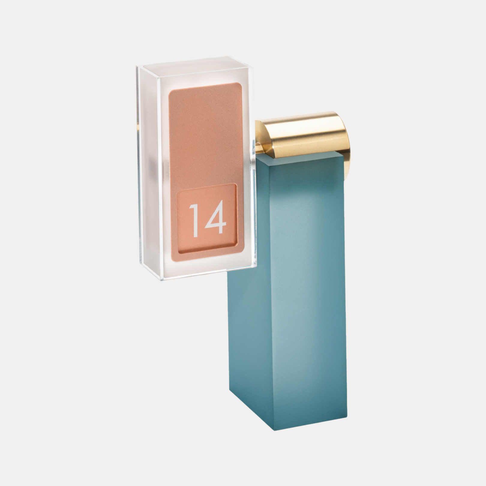 Coral Lake Gnomon Perpetual Flip Calendar | Luxury Analog Desk Decor | BuDhaGirl