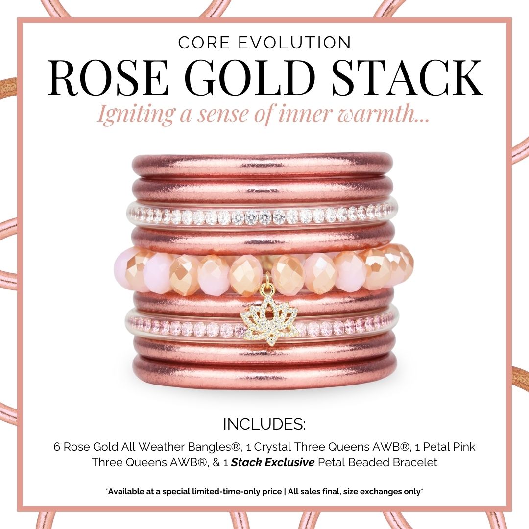 Evolution Stack of 6 - Rose Gold | BuDhaGirl