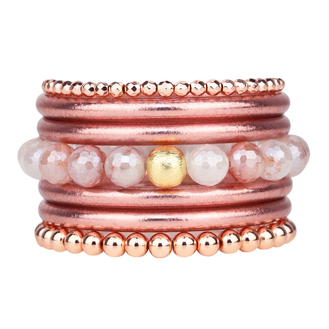 Evolution Stack of 4 - Rose Gold | BuDhaGirl