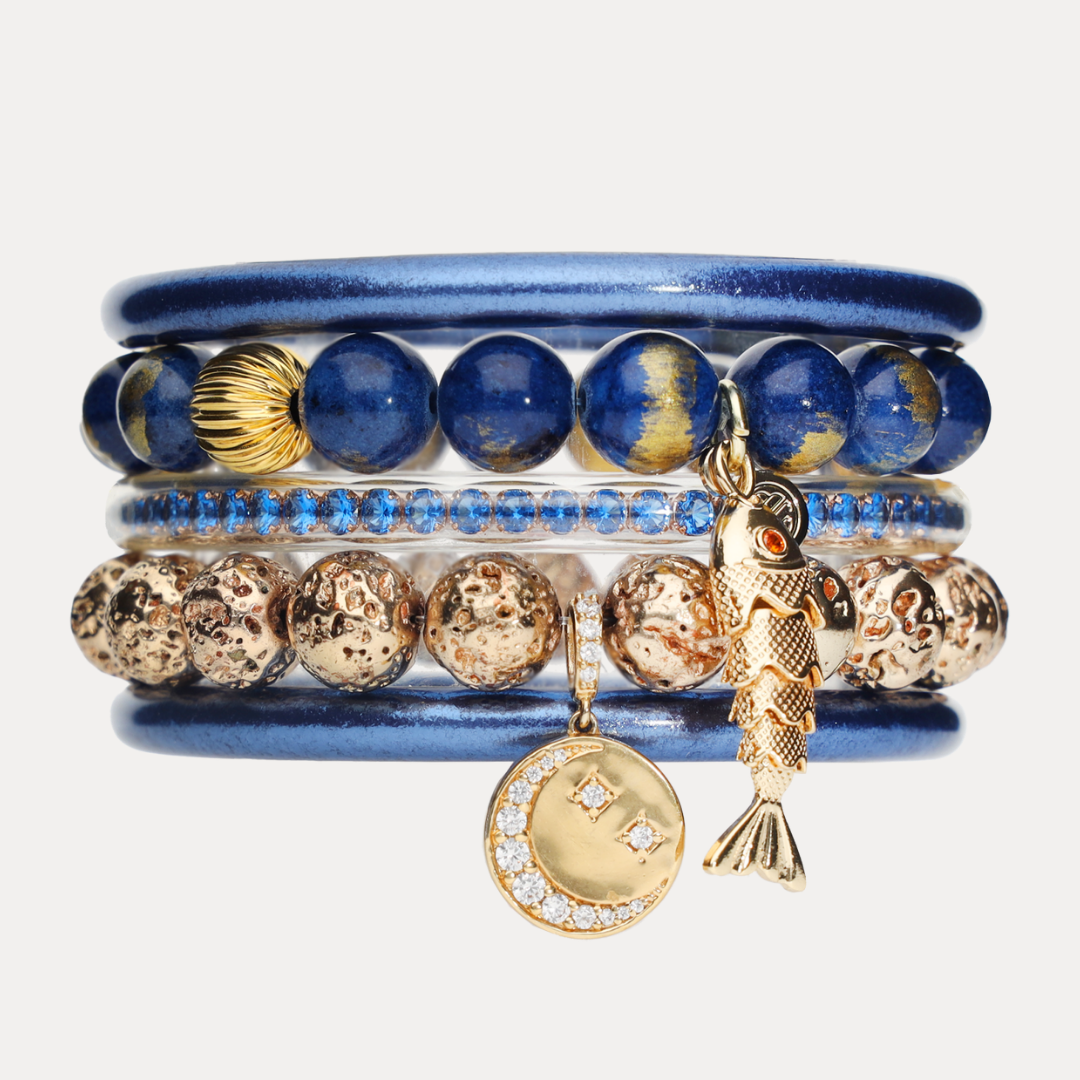 Sturgeon Moon Bracelet Bangle Stack | BuDhaGirl