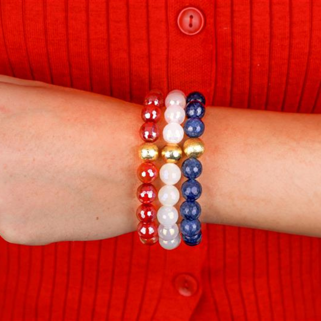 The America Beaded Bracelet Set 2025 | BuDhaGirl