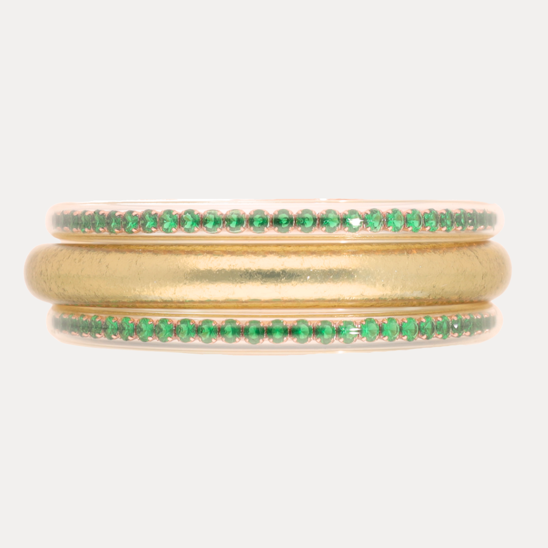 The Emerald Enchanted Bangle Stack | BuDhaGirl