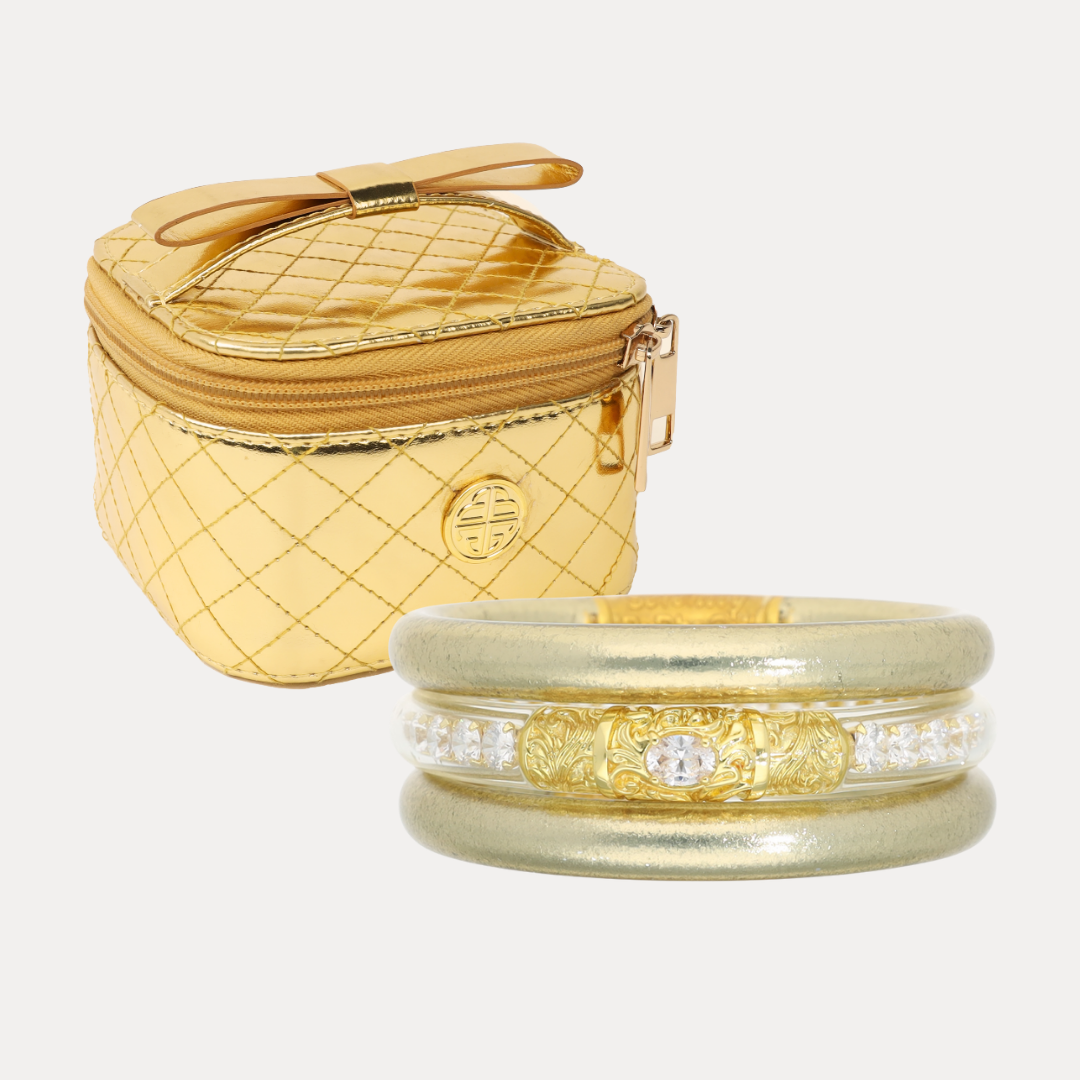 The Etoile Sovereign Bangle Bracelet Stack with Free Travel Case | BuDhaGirl