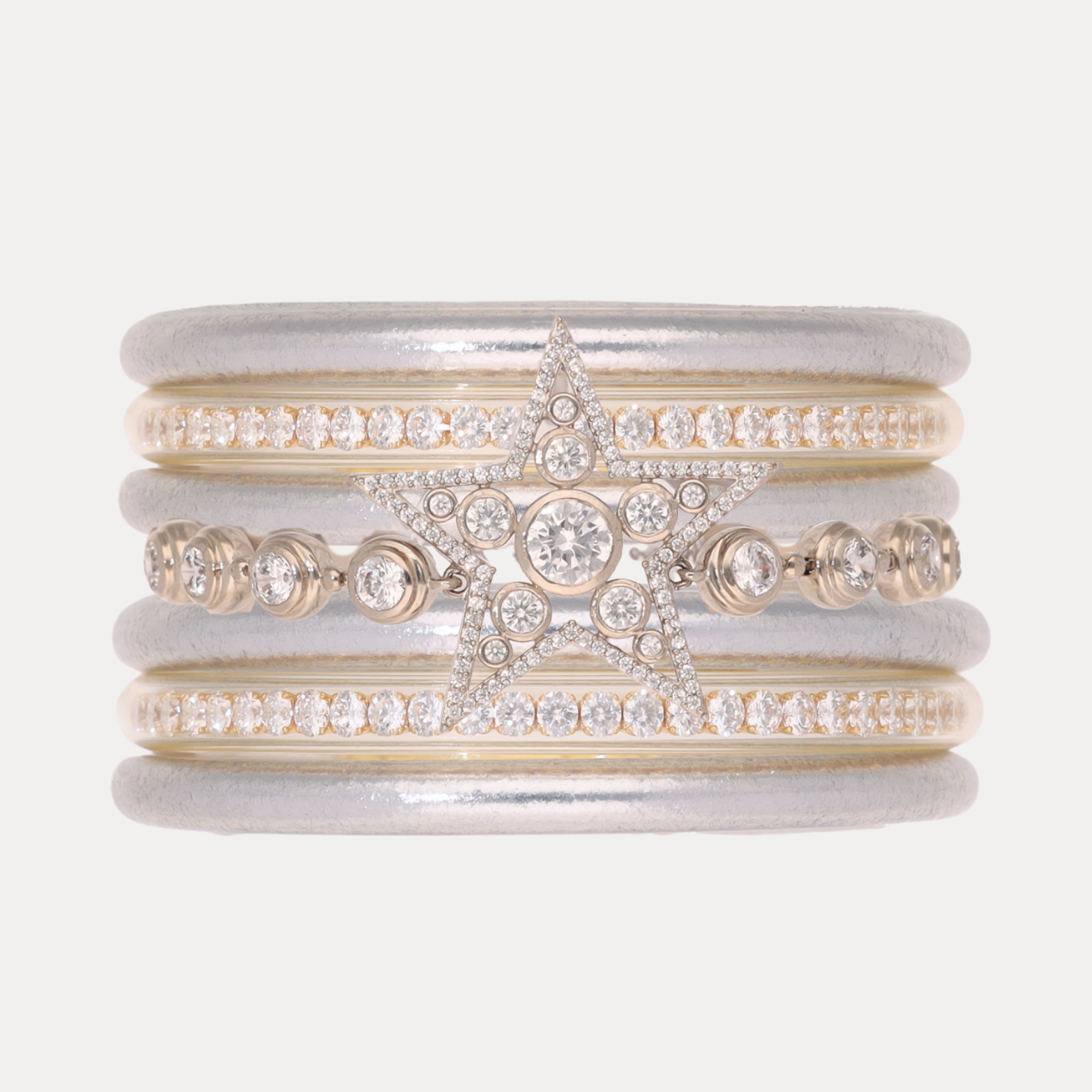 The Silver Star Sparkle Stack | Bangles, Bracelets, Jewelry | BuDhaGirl