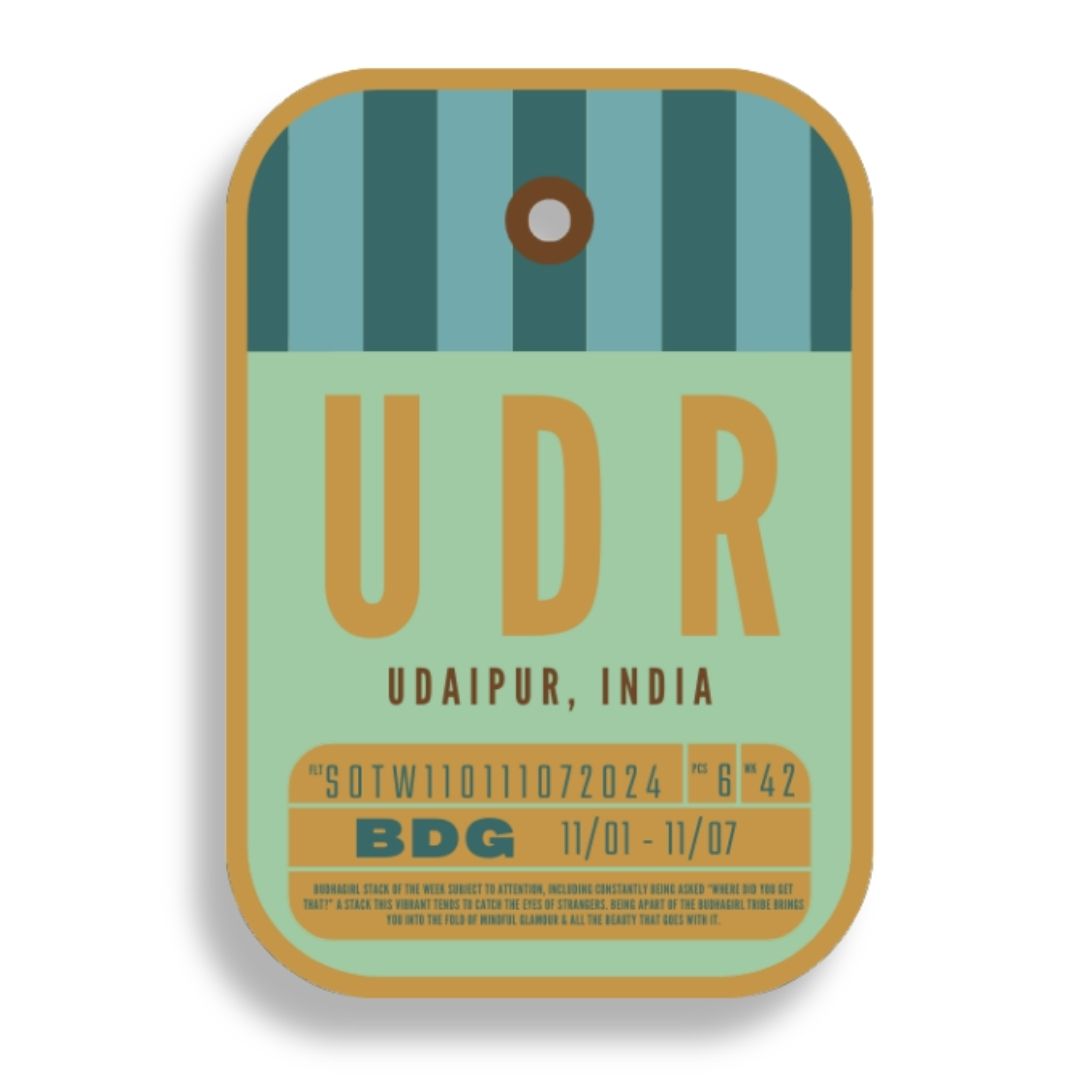 Luggage Tag for Udaipur India Bangle Bracelet Stack of the Week | BuDhaGirl