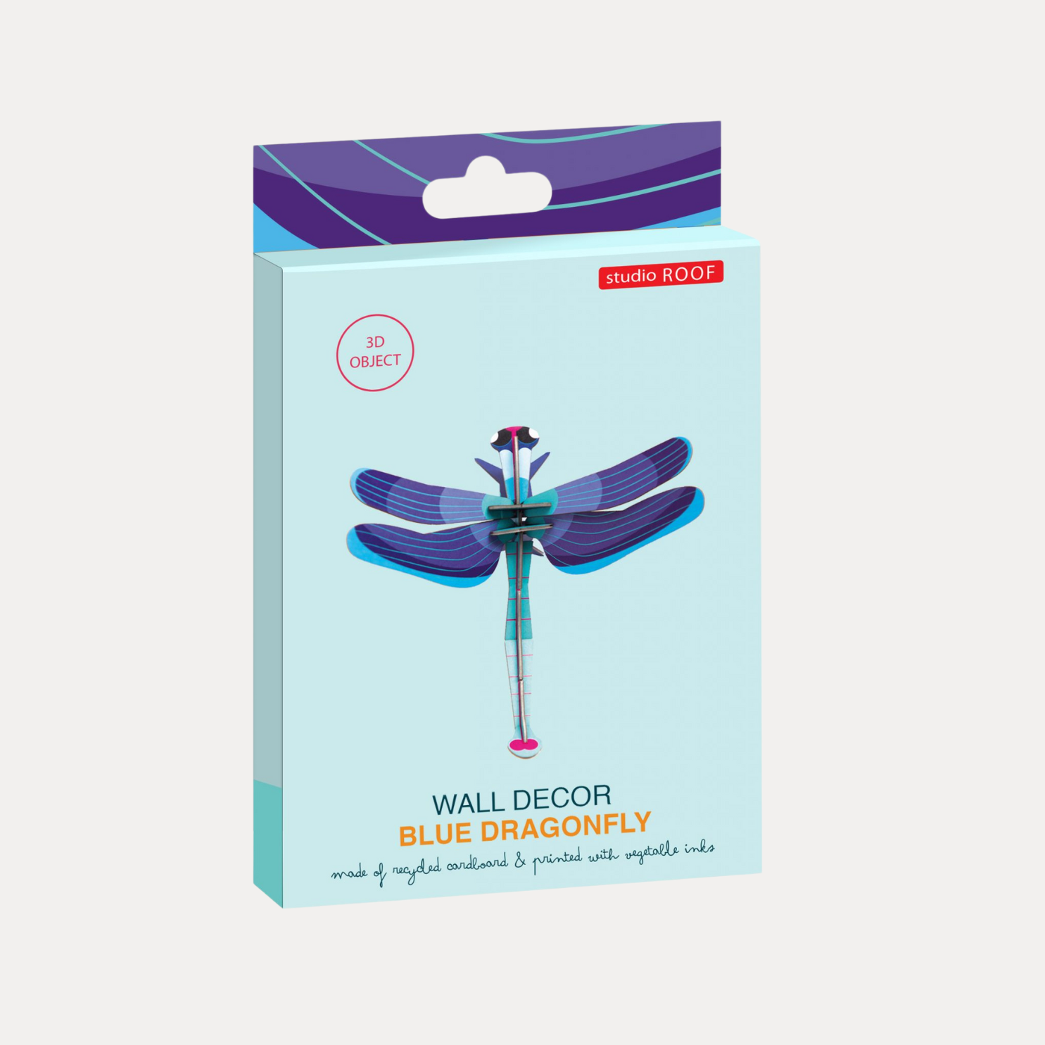 Sapphire Dragonfly Wall Art | Blue 3D Decor | BuDhaGirl