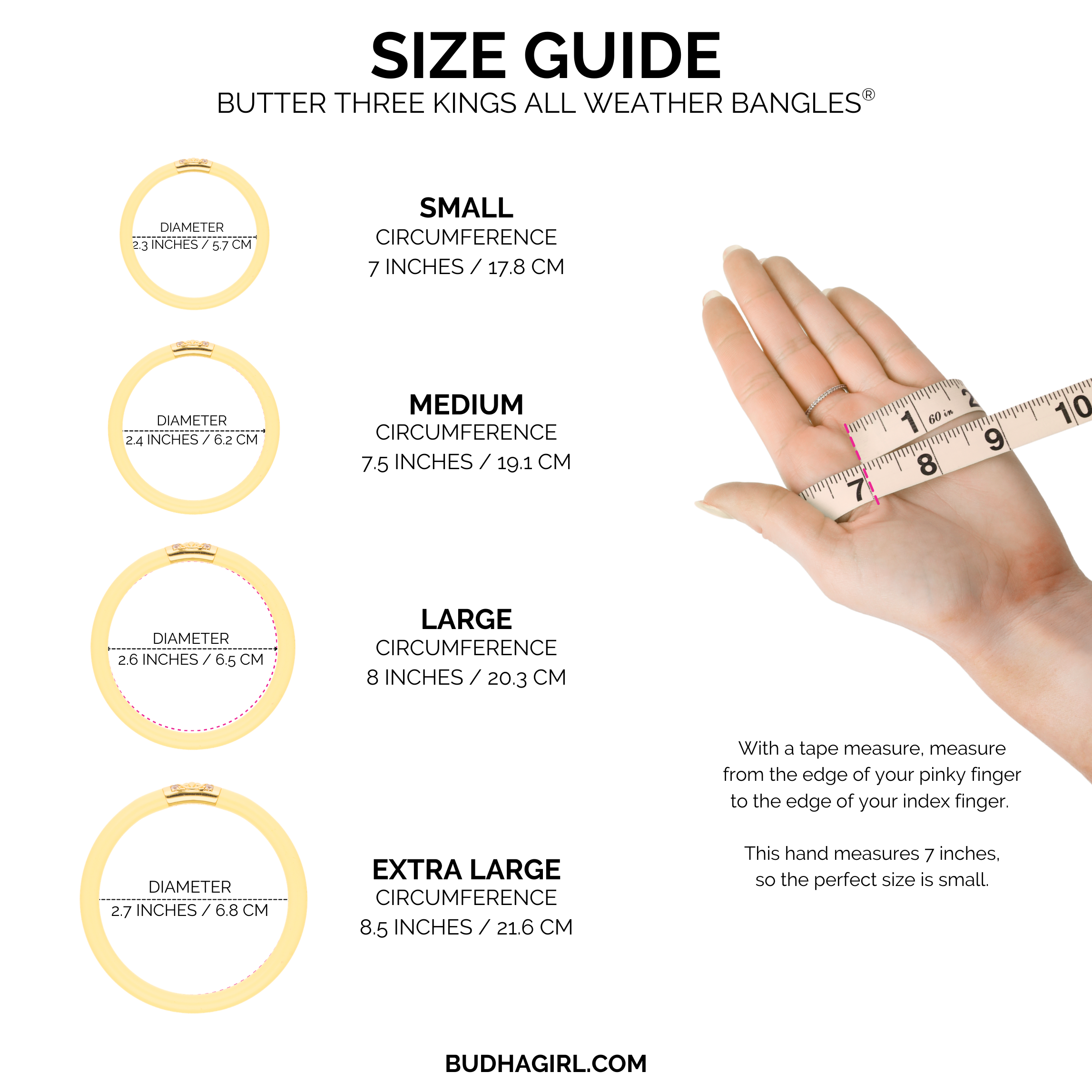 Three Kings All Weather Bangles® (AWB®) – Butter