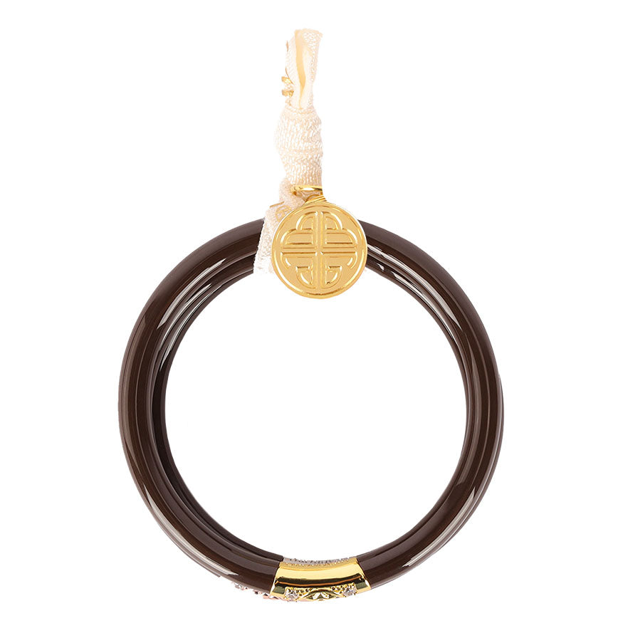 Three Kings All Weather Bangles® (AWB®) - Chocolate | Bangle Bracelets for Women | BuDhaGirl