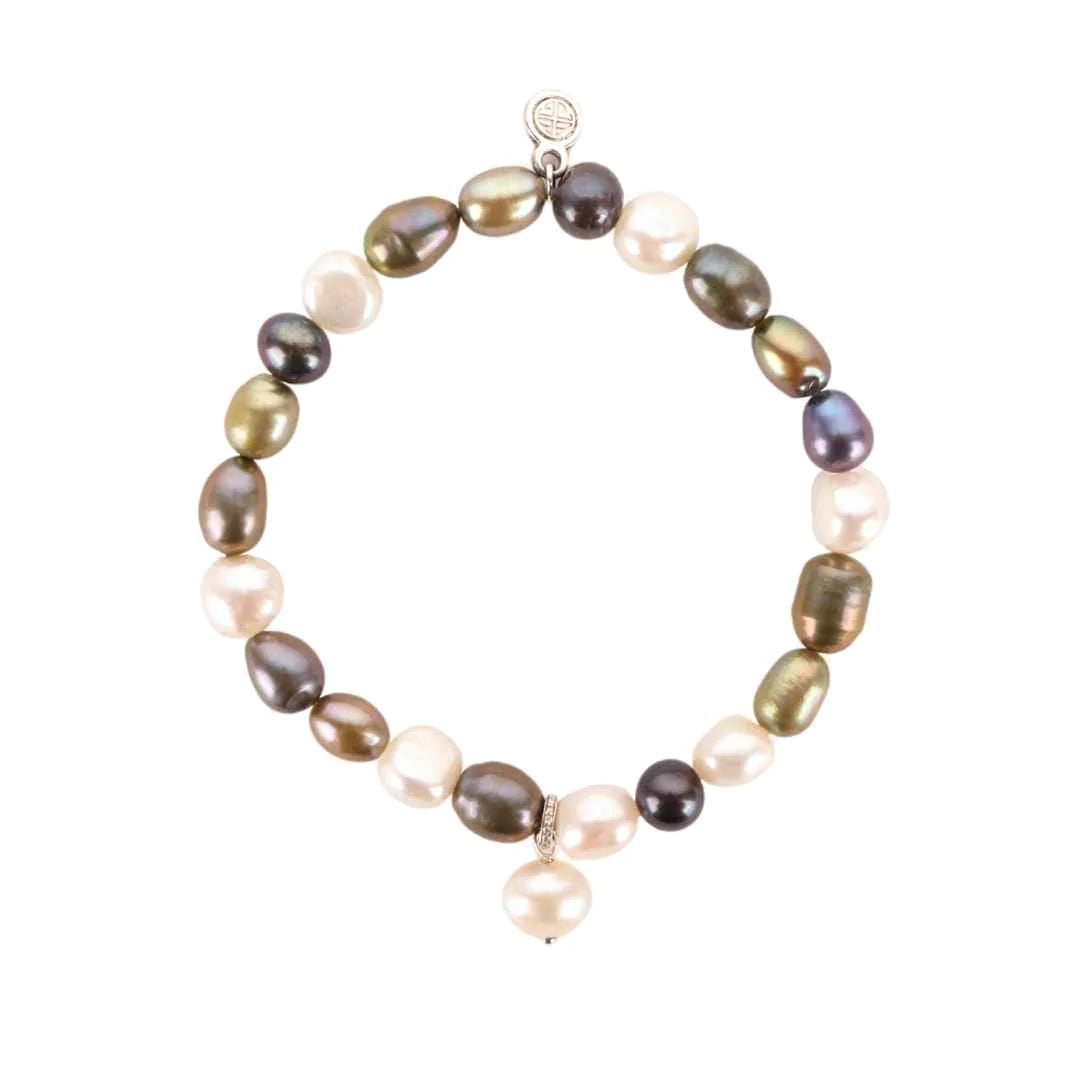 Melina Baroque Natural Pearl Bracelet | BuDhaGirl