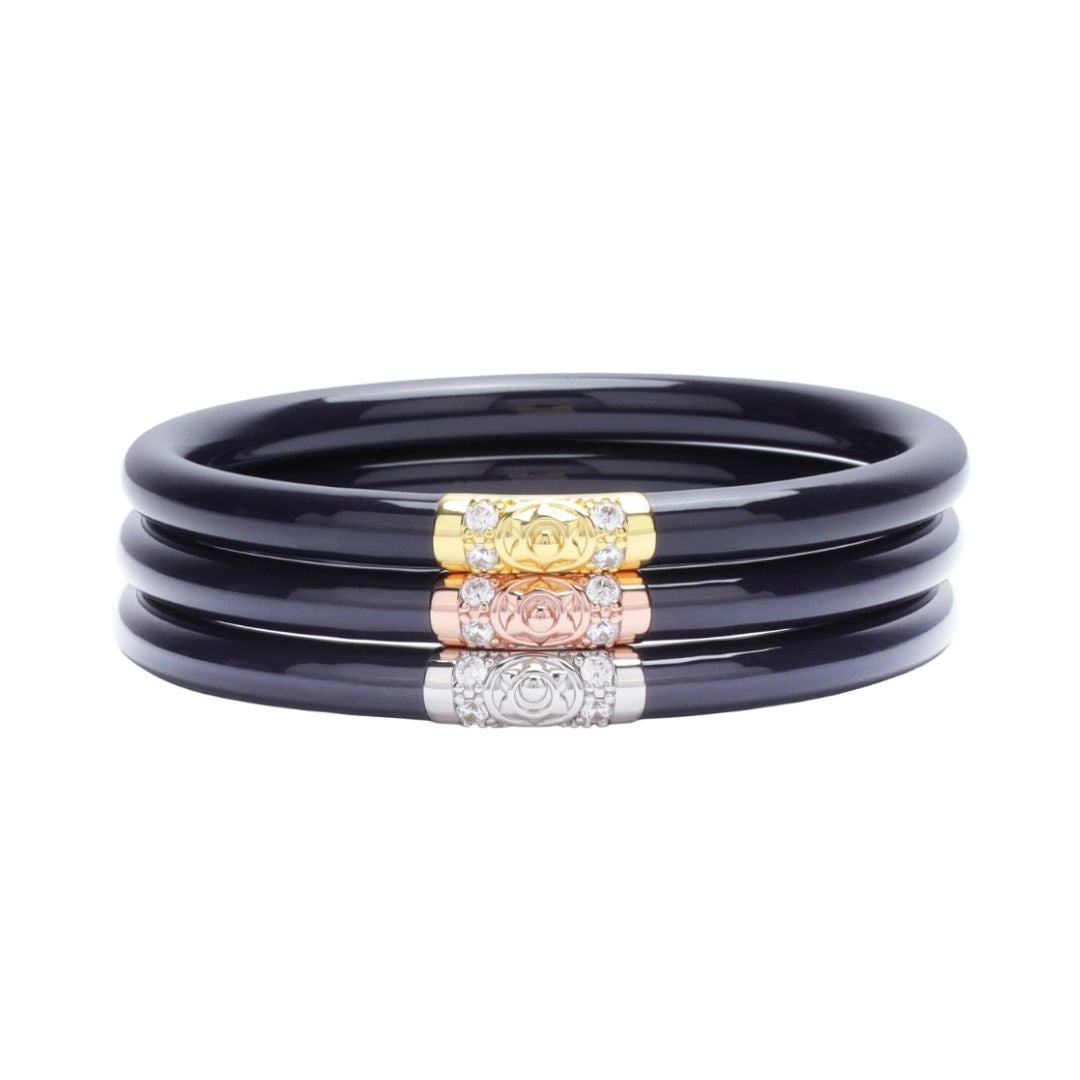 Three Kings All Weather Bangles® (AWB®) - Navy | Bangle Bracelets for Women | BuDhaGirl